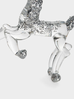 Статуэтка, 10х7 см, стекло, серебристая, Лошадка, Horse - Anna lafarg фото 4