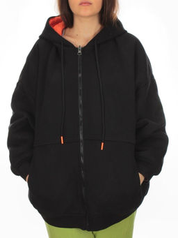 2560 BLACK Худи женское (50 гр. синтепон) - Фабричный китай фото 2