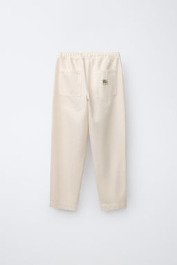 PANTAL?N SALGA FLUIDO / Crudo claro - Zara фото 2