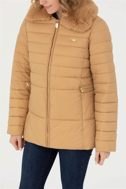 Женское песочное пальто Неожиданная скидка в корзине - U.s. polo assn фото 6