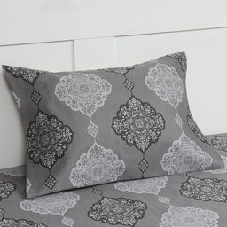 Постельное бельё 2 сп Экономь и Я Monogram, 173х215см, 175х214см, 50х70см-2шт, микрофибра, 60г/м2  фото 2