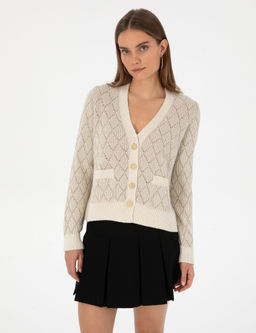 Ekru Regular Fit Triko H_rka - Pierre cardin фото 3