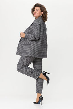 Костюм Bonna Image 837-Р синий клетка  фото 5