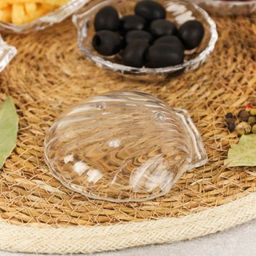 Салатники 6 штук Ракушка 9.5х9,3х2 см / NY-870 /уп 24/ - Галеонтрейд фото 5