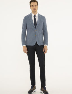 Голубая зауженная куртка - Cacharel фото 5