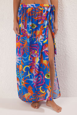 Haki Maxi Dokuma %100 Pamuk Plaj Pareo TBESS25PR00012 - Trendyolmilla фото 10