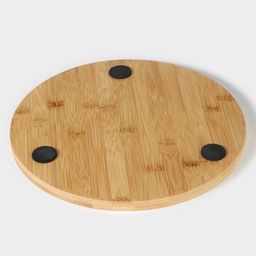 Блюдо для подачи Magistro Valley, d=30 см, сланец, бамбук фото 5