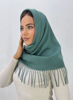 K13582 Палантин 100/100 хлопок ТМ_БИРЮЗОВЫЙ