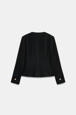 FITTED ROUND NECK BLAZER - Zara фото 17