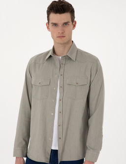 A__k Haki Slim Fit Jean G_mlek - Pierre cardin фото 3