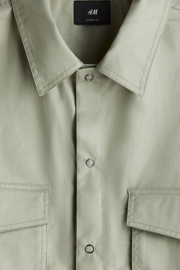Camisa cargo de manga corta Loose Fit - H&m фото 3
