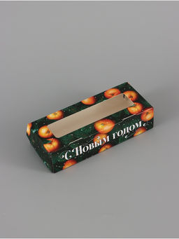 Цена за 5 шт. Коробка складная «Мандарины», 17 × 7 × 4 см