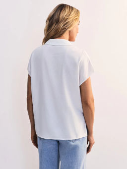 Льняная блуза с отложным воротником ZR2605012003-2 / Zarina