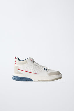 MULTI-PIECE HIGH-TOP SNEAKERS