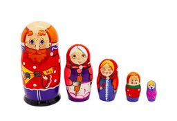 Матрешка "Семейка" 5 перс. арт.Р45/749 (РНИ) /60