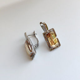 Серьги с кристаллами Swarovski