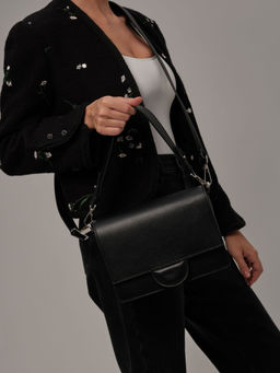 Сумка через плечо Deboro 30574 черная