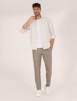 A__k Kahverengi Ex. Slim Fit Kuma_ Pantolon - Pierre cardin фото 3