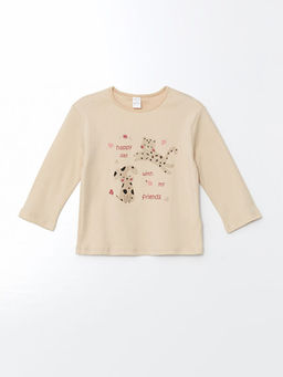 Bisiklet Yaka Uzun Kollu K?z ?ocuk Ti??rt