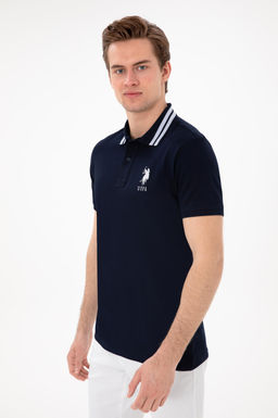 Erkek Slim Fit Polo Yaka Lacivert Basic Ti__rt Sepette S_rpriz _ndirim - U.s. polo assn фото 3
