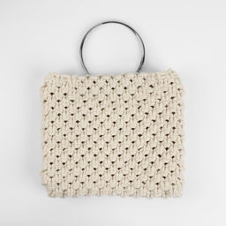 Цена за 2 шт. Ручки для сумки «Круг», металлические, d = 10 см, 2 шт, цвет серебряный