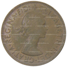 1 пенни 1961 года Австралия