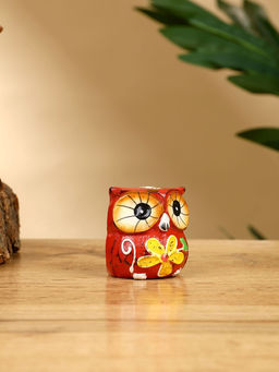 Набор сувенирный «Совята», h=4 см, h=3 см, h=2 см, дерево, коричневый