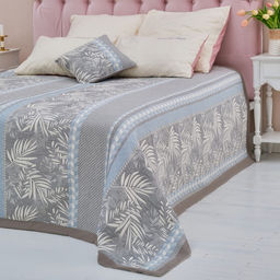 Покрывало хлопковое Этель Листья 200х2405 см, 100%хлопок, 300гр/м2  фото 3