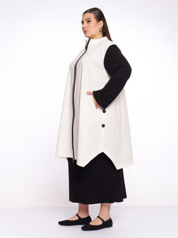 Удлиненный жилет GL03006WHT04