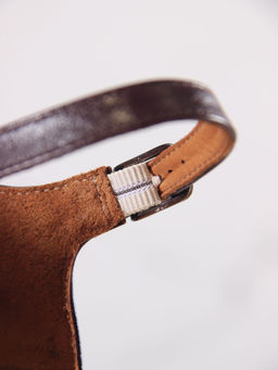 Босоножки 5032.23663be.Бордовый +коричневый