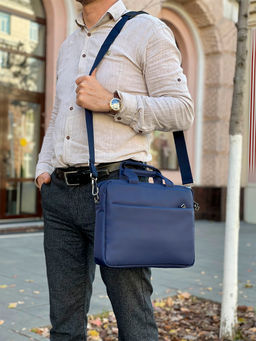 LACCOMA сумка 609-21-синий полиэстр полиэстр