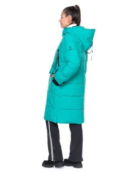 Пальто B-8872 Бирюзовый