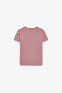 SHORT SLEEVE INTERLOCK T-SHIRT - Zara фото 6