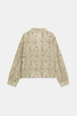 SHIRT WITH CUTWORK EMBROIDERY - Zara фото 17