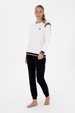 Kad_n Ekru Pijama Tak_m_ Sepette S_rpriz _ndirim