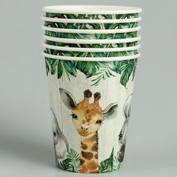 Стаканы бумажные Животные, 6 шт - Страна карнавалия фото 4