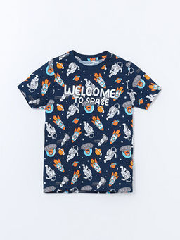 Bisiklet Yaka Erkek ?ocuk Pijama Tak?m? - Waikiki фото 2