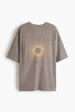 Camiseta de deporte boxy con DryMove Loose Fit - H&m фото 5
