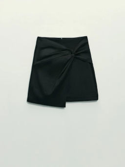 Юбка мини с драпировкой / Zarina