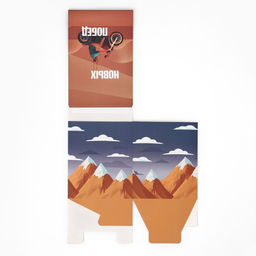 Цена за 2 шт. Коробка подарочная складная с 3D эффектом, упаковка, Покоряй вершины, 11?11?13 см