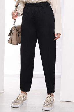 Брюки-бананы Больше чем стиль (черные) Б8434 - Lt collection фото 6