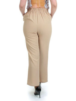 KD-1069 BEIGE Брюки женские - Фабричный китай фото 6