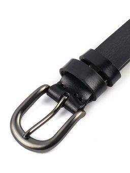 Мужской кожаный ремень Dierhoff ДРК 3051/3-30 Черный - Sergio valentini фото 3