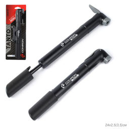Велонасос COMIRON TANTO, литой ABS пластик, Presta-Schrader, 8,3 бар. /уп 100
