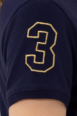 Женское темно-синее трикотажное платье - U.s. polo assn фото 6