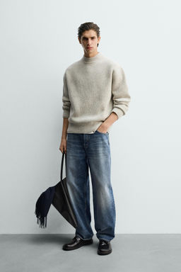 WOOL BLEND TEXTURED JUMPER
