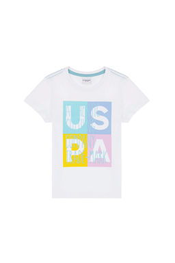 U. S. Polo Assn / Белая футболка с круглым вырезом для мальчика - U.s. polo assn фото 2