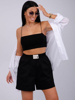 Шорты Сати, сатин хлопок 97% - Малина фото 70