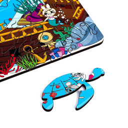 Фигурный пазл Летний день + ребусы - Лесная мастерская фото 6