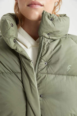 Водонепроницаемая куртка-пуховик с воротником-стойкой DeFactoFit  фото 6